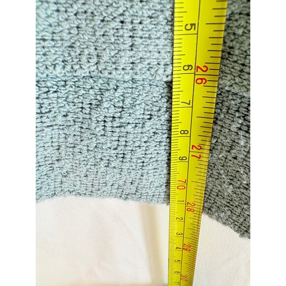 Victoria’s Secret PINK Blue Terry Soft Oversized Mock Neck Sweatshirt Size L - Picture 6 of 6